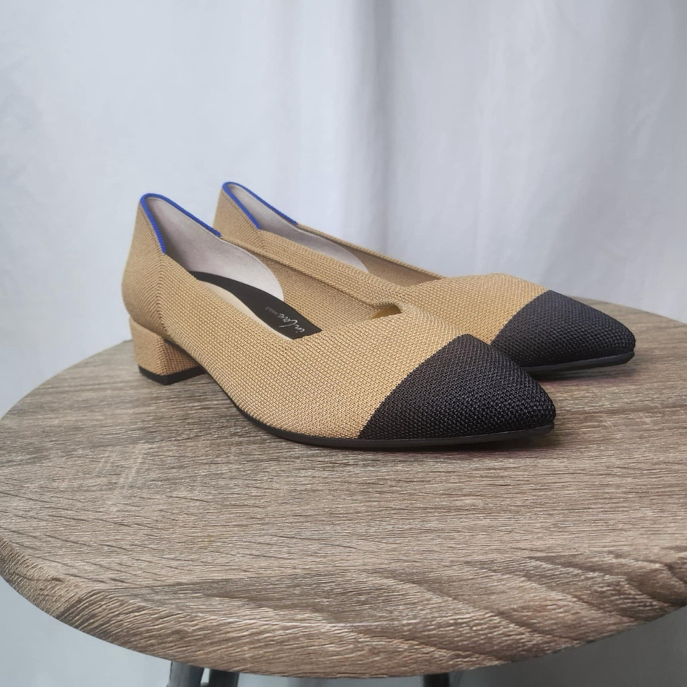 Rothy’s Women’s The High Point In Love Insole I’m Wren Captoe Shoes 8.5 Preppy - Picture 1 of 12